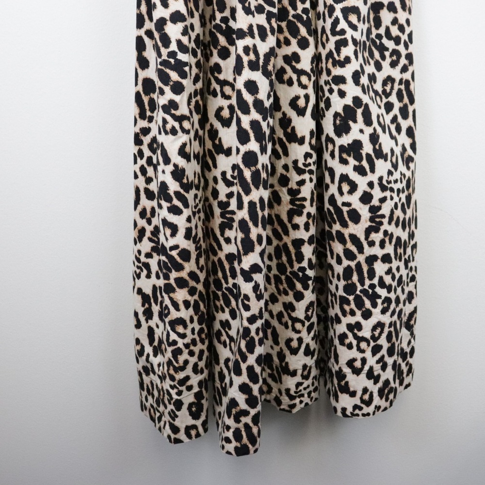 Anthropologie Exquise The Tobie Shirt Dress Small Leopard Print Shirtdress - Picture 9 of 12